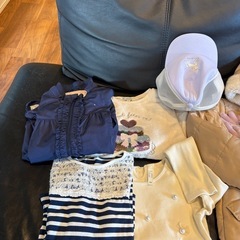 美品女の子コート130 プティマイン　他冬用いろいろの画像