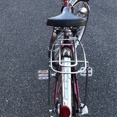 ジモティ割引有★【ジャングルジャングル岸和田店】ママチャリ　レッド　南大阪 岸和田市 貝塚市 泉佐野市 和泉市 忠岡町 熊取町の画像