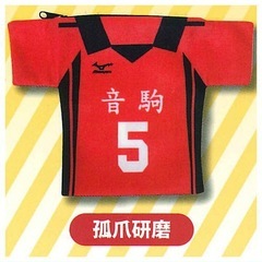 ハイキュー！！ユニフォーム型ポーチ・ポートレートシャイニーかんばっ缶バッジの画像