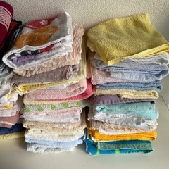 【まとめ】フェイスタオル① まとめて 大量 タオル の画像