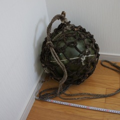 ガラス玉浮き30cm　インテリアにどうぞの画像