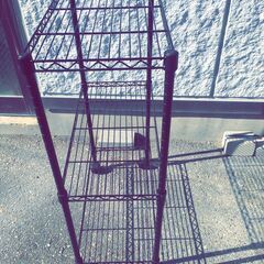 JM20445K) ３段スチールラック＜幅：約60㎠ 高さ：約84cm 奥行：約30cm＞中古品【取りに来られる方限定】　 の画像