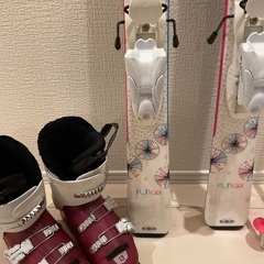 ロシニョールスキー　サロモンスキー靴　スキーセットの画像