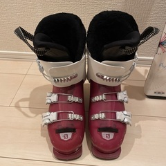ロシニョールスキー　サロモンスキー靴　スキーセットの画像