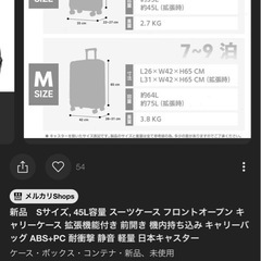 【来る前に在庫要確認】新品　不良品　スーツケースの画像