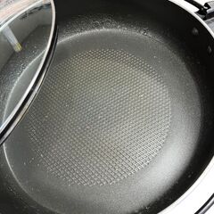 すき焼き鍋 26cm IH対応 ガラス蓋付き ANDUBE ND-5571の画像