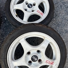 エンケイ ozレーシング114.3 15インチ6j 4本タイヤ付きの画像