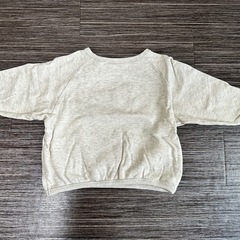 サイズ80 裏起毛トレーナーの画像