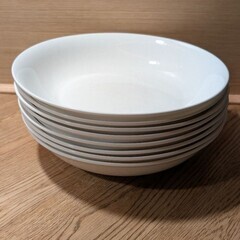 ニトリ　ボーンチャイナ　ボウル(23cm)8枚セットの画像