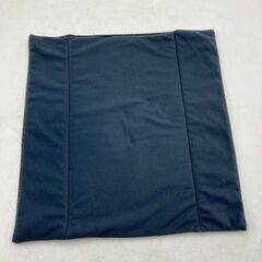 【現状品】座布団 2枚 うすめ 四角 紺色/灰色 生活雑貨 生活備品の画像