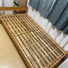 無印良品木製ベッドの画像