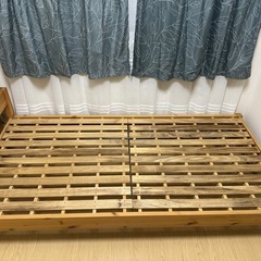 無印良品木製ベッドの画像