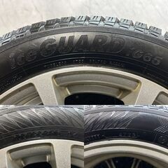 【YOKOHAMA iG65 205/55R16】スパイクタイヤ【Eurodesign 16インチ 6.5J5HPCD112+45】23年製 VW純正キャップ ノーマルピン　(KTK696)クレジットカード QRコード決済可能の画像