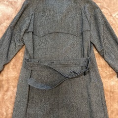 PS Paul Smith ポール・スミス ポールスミストレンチコートcortアウター 冬服 秋服  グレイグレー灰色系羊毛ウールキュプラメンズmen’s男性用肩幅約44センチ身幅約44センチ袖丈約59センチ着丈約84センチ日本製国産国内製メイドインジャパンの画像