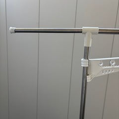 伸縮可能　物干しスタンド　洗濯物干しの画像