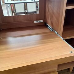 ★リユースのサカイ水戸店★  レンジ台 ブラウン H96×D44×W89.5 クリーニング済み MT6324の画像