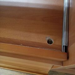 ★リユースのサカイ水戸店★  レンジ台 ブラウン H96×D44×W89.5 クリーニング済み MT6324の画像