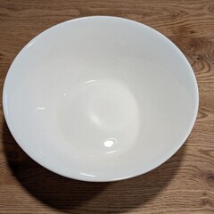 ボーンチャイナ 20cmボウル(フープ)6個セット＆ニトリ特大皿の画像