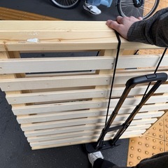 無料　ベッド　セミシングルの画像