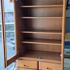 【リサイクルショップどりーむ天保山店】No.4810　食器棚　セパレートタイプ　おすすめ商品です(≧▽≦)　の画像