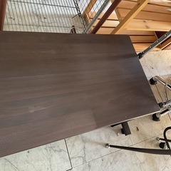 テーブル　センターテーブル　ブラウン　中古の画像