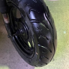 【New】美品 実働 BT新品 バリ溝 スズキ CA45A レッツ4 4スト原付 4ストインジェクション スクーター シルバーの画像