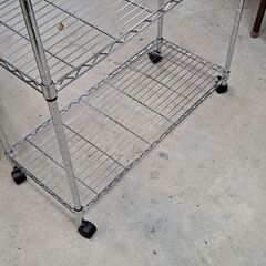 【リサイクルショップどりーむ天保山店】No.4899　メタルラック　美品ですよ～🎵　写真参照🎵　おすすめ商品です(≧▽≦)の画像