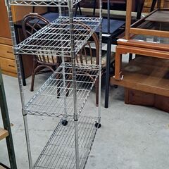 【リサイクルショップどりーむ天保山店】No.4899　メタルラック　美品ですよ～🎵　写真参照🎵　おすすめ商品です(≧▽≦)の画像