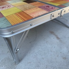 【Coleman】ナチュラルモザイク ミニテーブル キャンプ アウトドアの画像