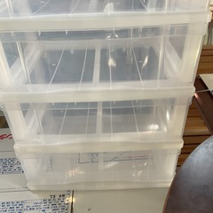 クローゼット収納　4段　中古の画像