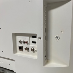 即日受渡❣️3年前購入フナイ32型HDD内蔵液晶テレビホワイトモデル11500円の画像