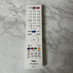 即日受渡❣️3年前購入フナイ32型HDD内蔵液晶テレビホワイトモデル11500円の画像