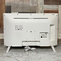 即日受渡❣️3年前購入フナイ32型HDD内蔵液晶テレビホワイトモデル11500円の画像