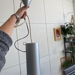 あげます！シルバーペンダントライト　２個セット※11月末処分の画像