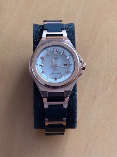 売約済  【新品】カシオBaby-G ソーラー腕時計 レディース ブラック ローズゴールド