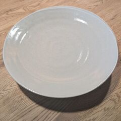 ボーンチャイナ 20cmボウル(フープ)6個セット＆ニトリ特大皿の画像