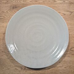 ボーンチャイナ 20cmボウル(フープ)6個セット＆ニトリ特大皿の画像