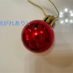 オーナメント　16ピース　3センチ　レッド　赤　クリスマス　小さめの画像