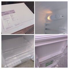 10,000円/01 ★美品★REFAGE ノンフロン冷凍冷蔵庫 直冷式容量 117L 2ドア 右開き  YRZ-C12L 2023年製 通電確認済みの画像