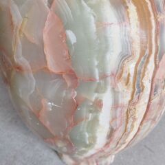 大理石 花瓶 壺 マーブル オブジェ　/UJ-1385 1Fの画像