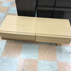 ＼家具＊家電のお店／【ｼﾞｬﾝｸﾞﾙｼﾞｬﾝｸﾞﾙ石川金沢店】テレビ台 ナチュラル/ウッド   W(幅)113×D(奥行き)43×H(高さ)35cmの画像