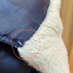 petitmain ペプラムダウン入りジャケット 90cmの画像