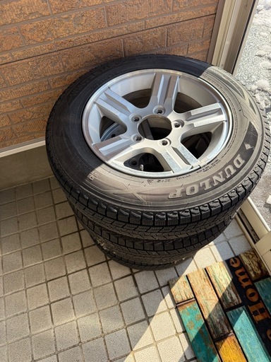 ジムニー　アルミ付きスタッドレス　車検用