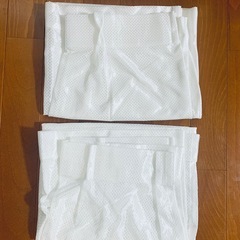 美品  ニトリ(NITORI)レースカーテン　100cm×丈182cm 2枚セット②の画像