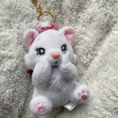 ディズニー マリー　KIRAMEプラッシュキーチェーンの画像