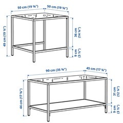 IKEA ガラステーブルの画像