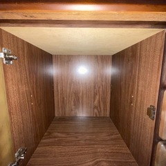 【引き取りに来れる方限定】上下分離可能！木製書棚・本棚の画像