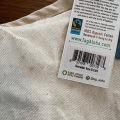 Whole Foods Marketホールフーズタグアロハコラボキャンパス生地エコバッグの画像