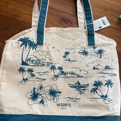 Whole Foods Marketホールフーズタグアロハコラボキャンパス生地エコバッグの画像
