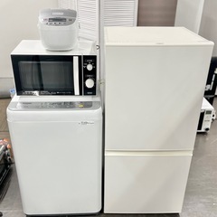 💥激安💥❗️配送•設置🉑❗️♻️処分撤去♻️🌸新生活サポート家電4点セット🌸の画像